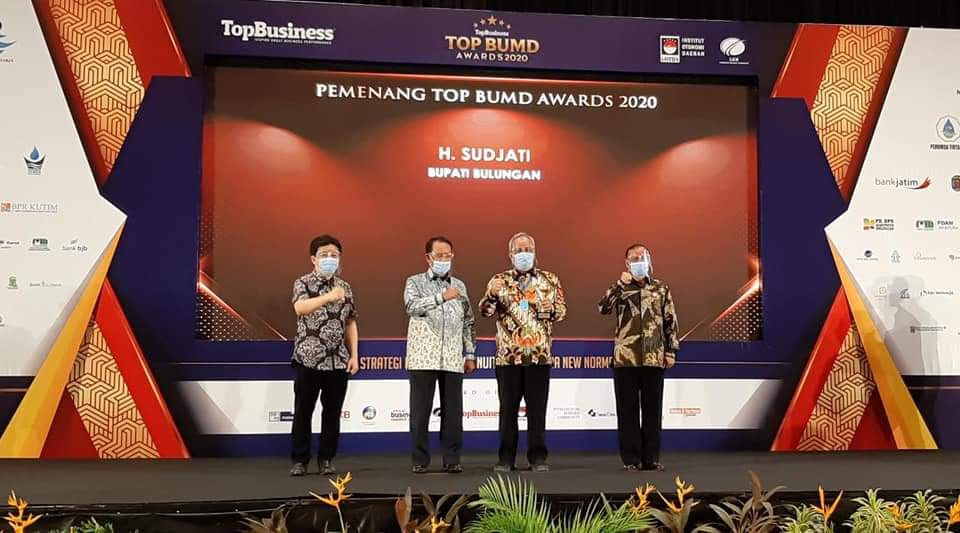 BPR Bulungan Terima Top BUMD Award 2020