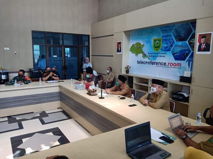 Rapat Video Conference Kordinasi Penanganan Covid-19