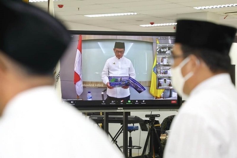Hikmah MTQ, Jadikan Alquran Sebagai Pedoman Hidup  = Gubernur Buka MTQ ke-5 Tingkat Provinsi Secara Virtual