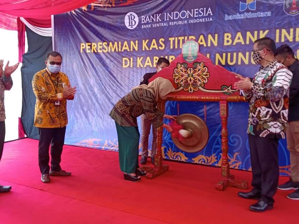 Laura Resmikan Kas Titipan Bank Indonesia Wilayah Nunukan