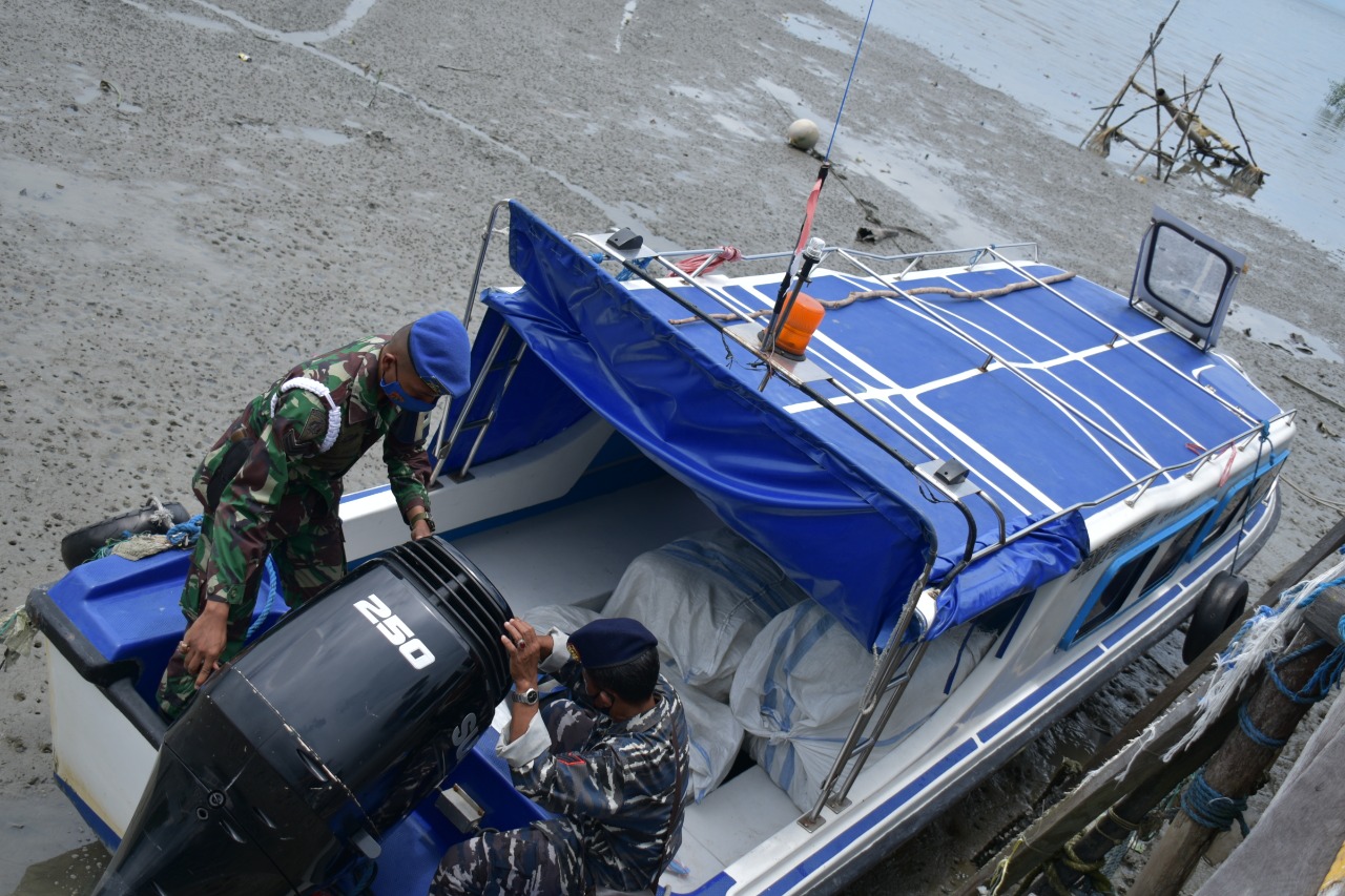 Lantamal XIII Gagalkan Penyelundupan Barang Ilegal Di Perairan Tarakan