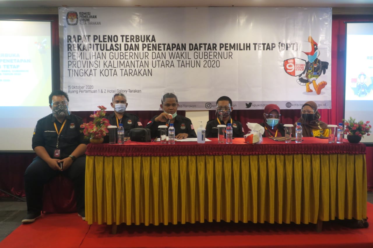 DPT Kota Tarakan Ditetapakan 143.130 Pemilih