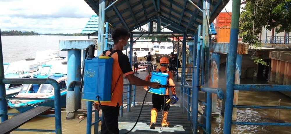 BPBD Disinfeksi Bulungan dan Tarakan