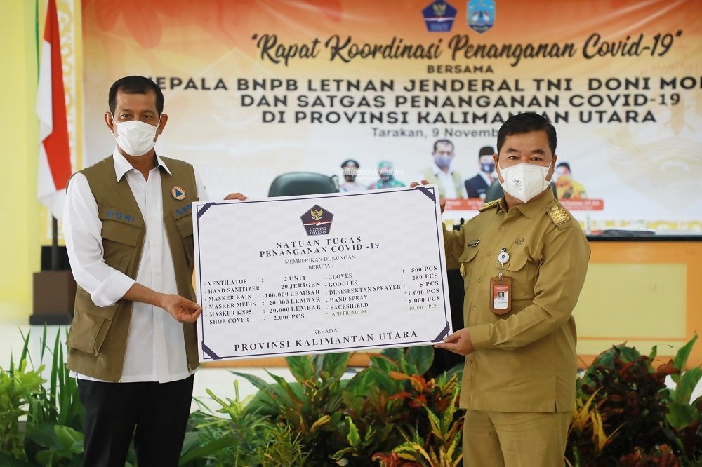 Doni Apresiasi Keberhasilan Kaltara Tangani Pandemi  – Diminta Jangan Kendor, Waspada Masuknya PMI