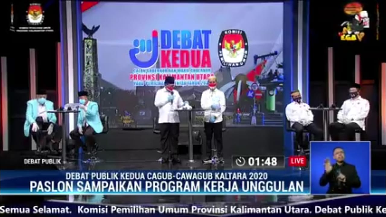 Debat Publik Kedua, Begini Jawaban Tiga Paslon Terhadap Pertanyaan Warga Kaltara