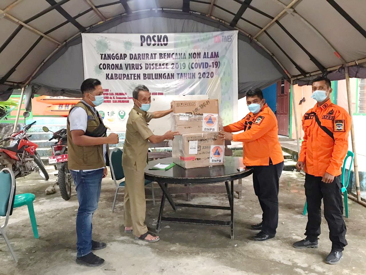 BNPB Salurkan Bantuan Rapid Test Antigen ke Kaltara