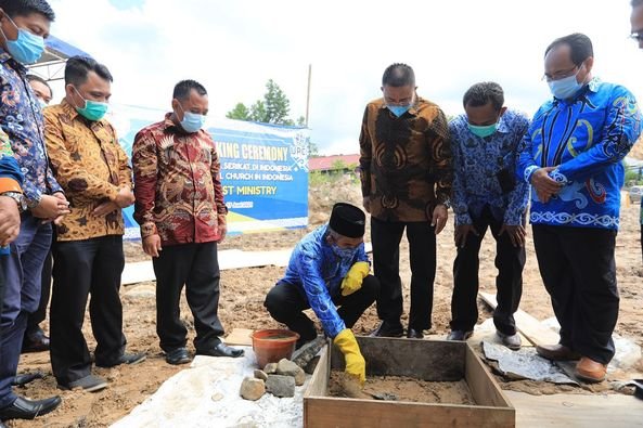 MULAI PEMBANGUNAN GEDUNG GPSDI THE HARVEST MINISTRY