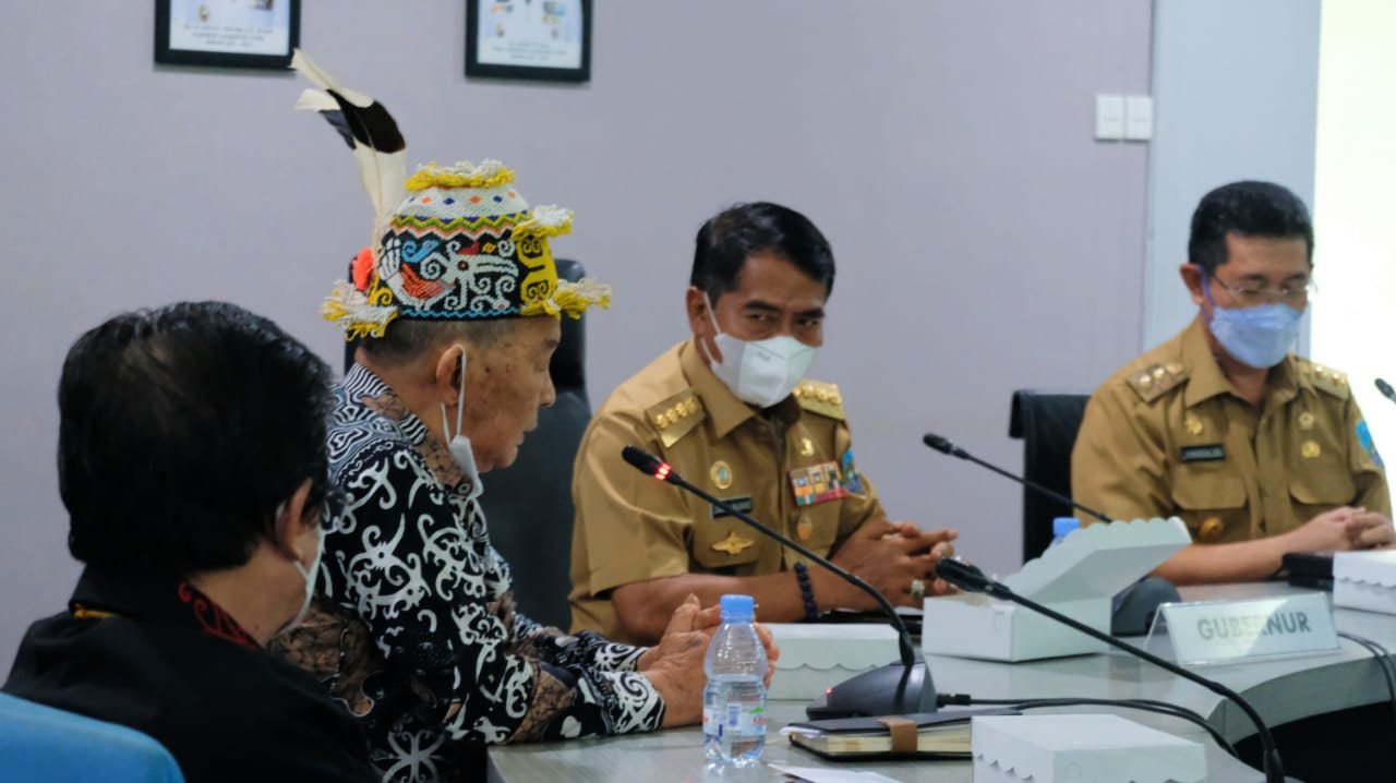 Audiensi dengan Lembaga Adat Dayak, Gubernur Utarakan Rencana Pembukaan FK UBT