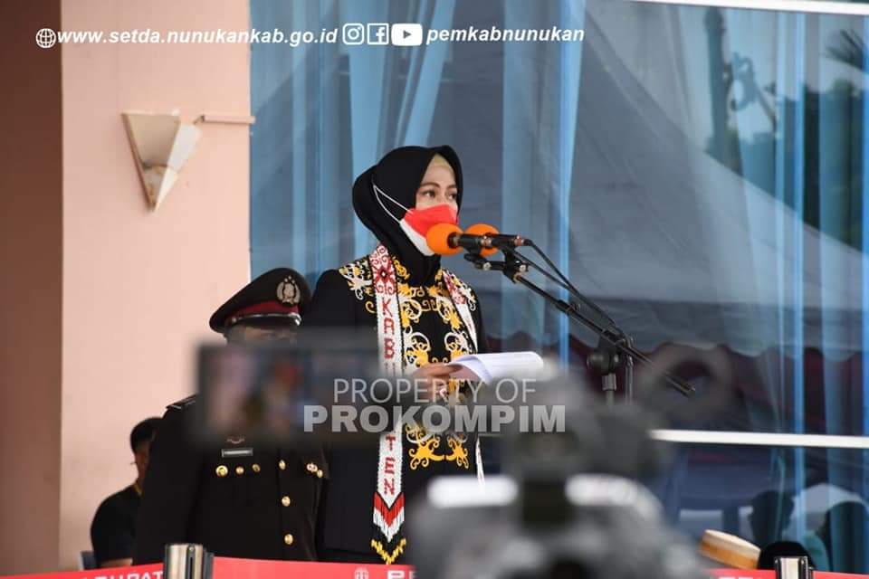 HUT Nunukan 22 Tahun, Bupati Nunukan Sampaikan Kurangi Mengeluh Perbanyak Peluh