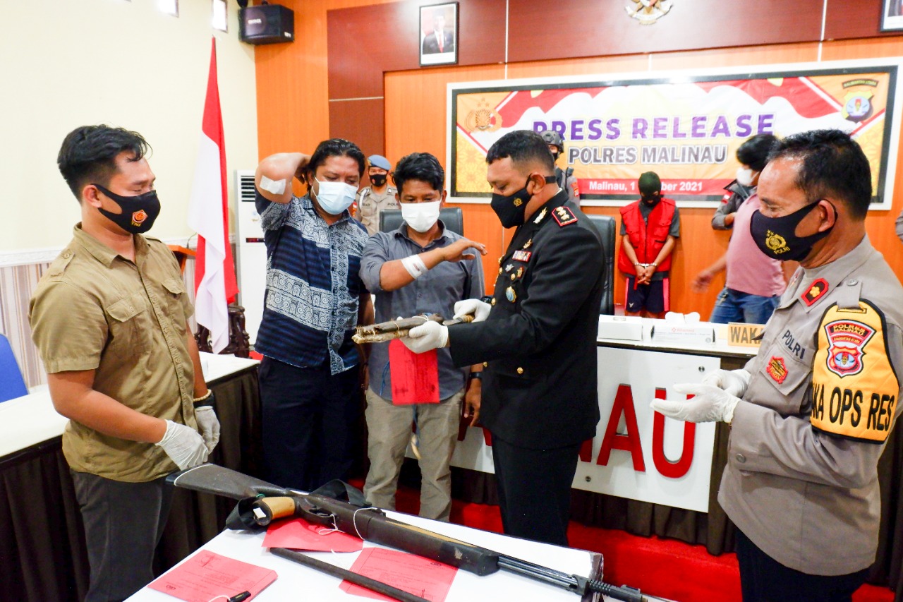 Pelaku Curat Lukai Dua Polisi Malinau Saat Hendak Ditangkap