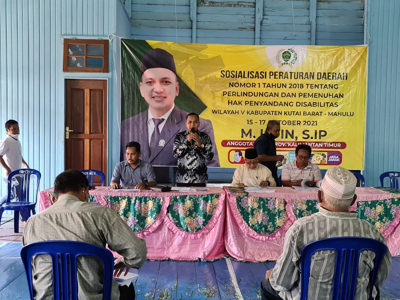 Sosialisasikan Perda Disabilitas di Kubar, M Udin : Wujud Bentuk Kepedulian
