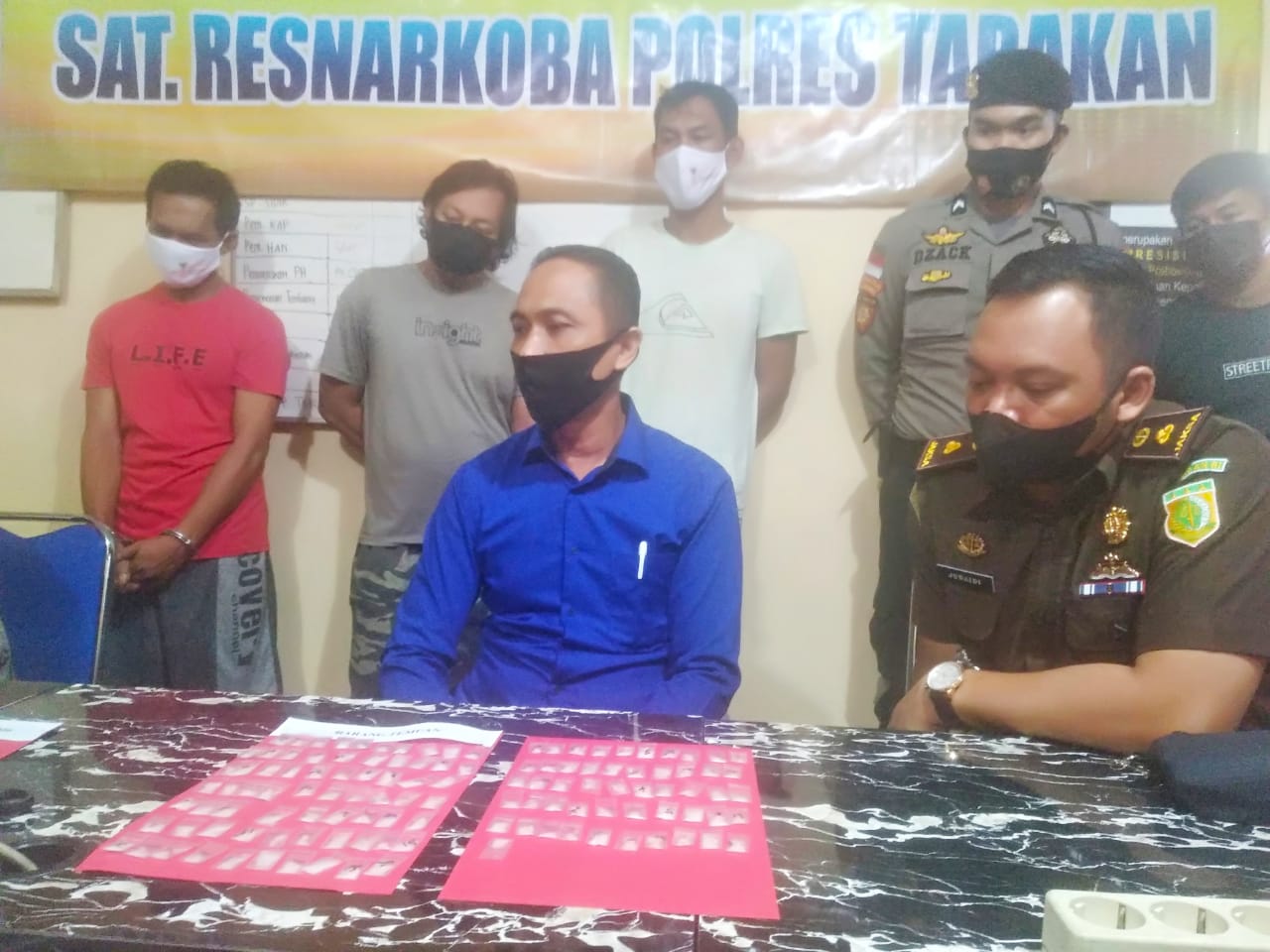 Tiga Pengedar Sabu Dibekuk Satresnarkoba Tarakan