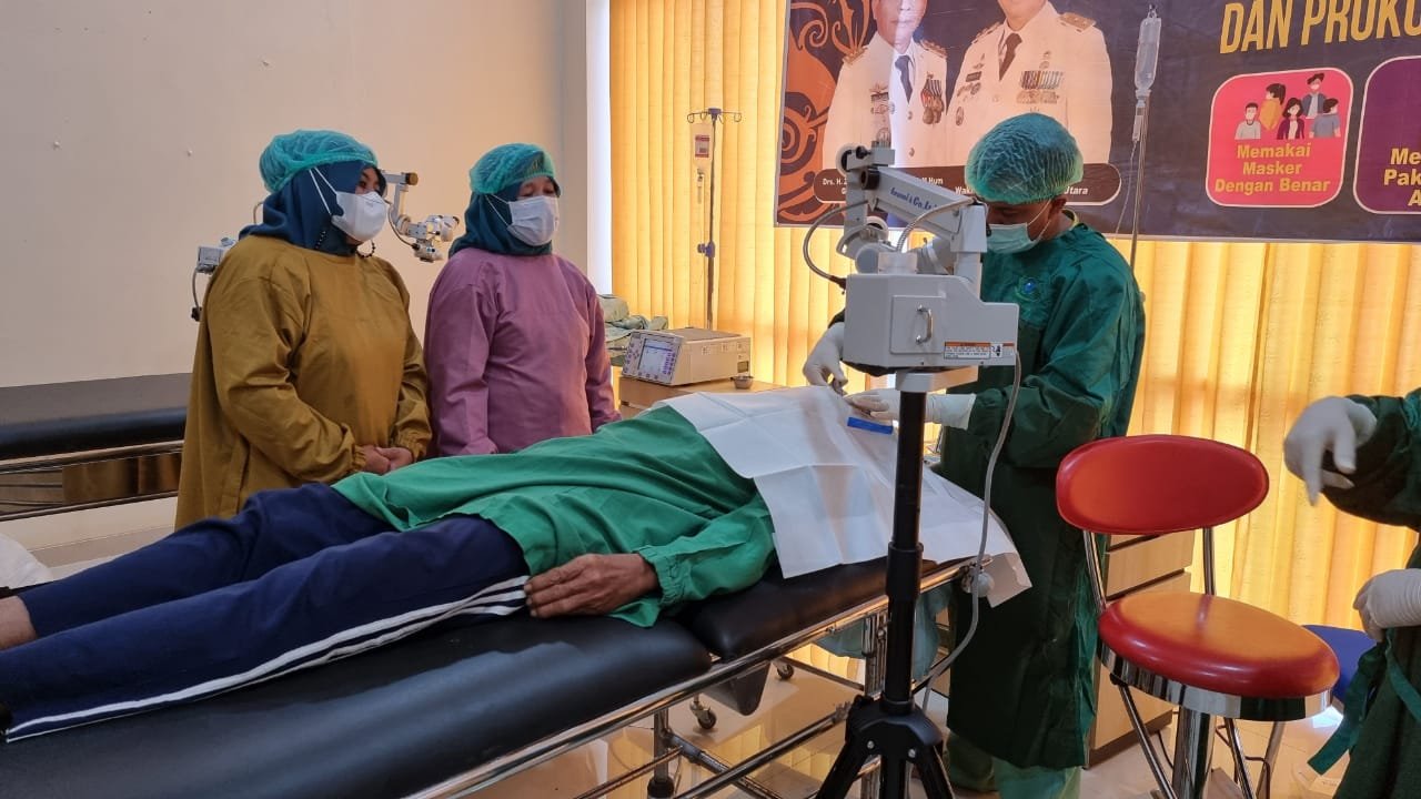 Bersama Dinkes, TP PKK Kaltara Gelar Operasi Katarak