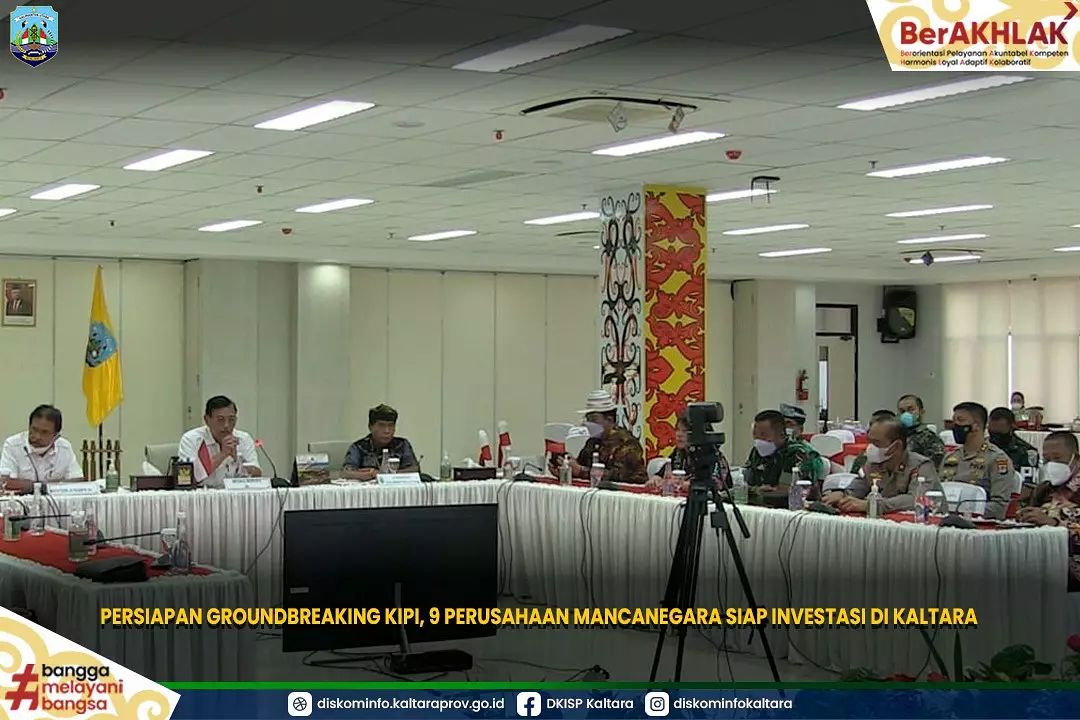 Persiapkan Kedatangan Jokowi, Gubernur Kaltara Rapat Bersama Dengan Menko Marvers
