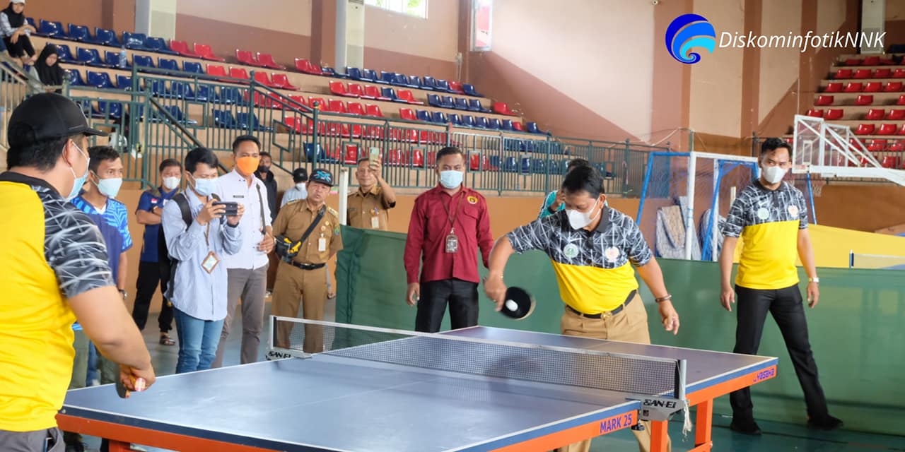Wabup Nunukan Buka Turnamen Tenis Meja Antar Pelajar se- Kabupaten Nunukan