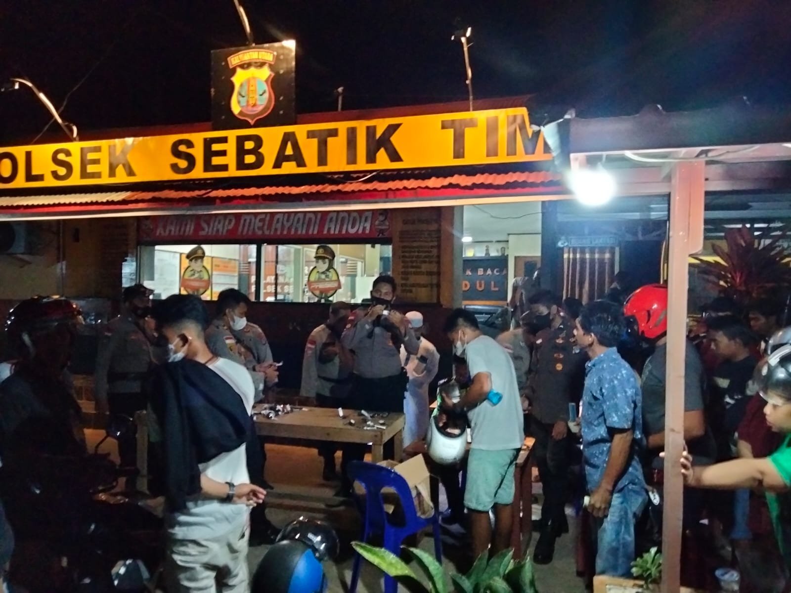 Polsek Sebatik Timur Maksimalkan Beri Edukasi saat Lakukan Penertiban Lalu Lintas