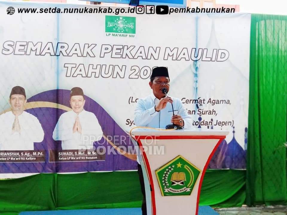 Buka lomba semarak pekan Maulid, Wabup Hanafiah Beri Ruang Pemenang untuk Mengaplikasikan di mesjid Islamic Center