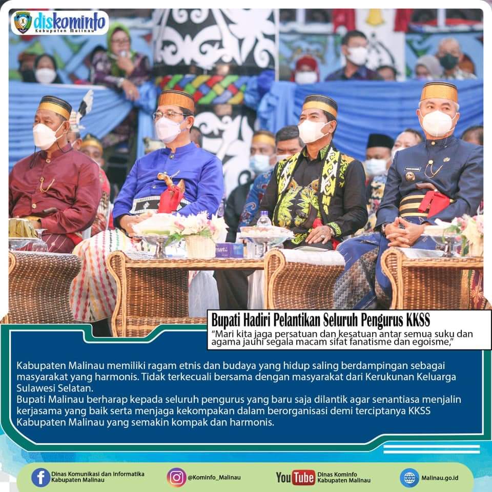 Bupati Malinau Hadiri Pelantikan Seluruh Pengurus KKSS