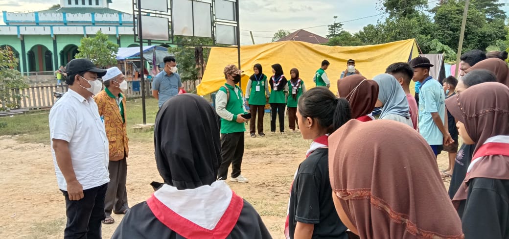 Kunjungi Pramuka Penggalang di Tulin Onsoi, Wabup Hanafiah Berikan Motivasi