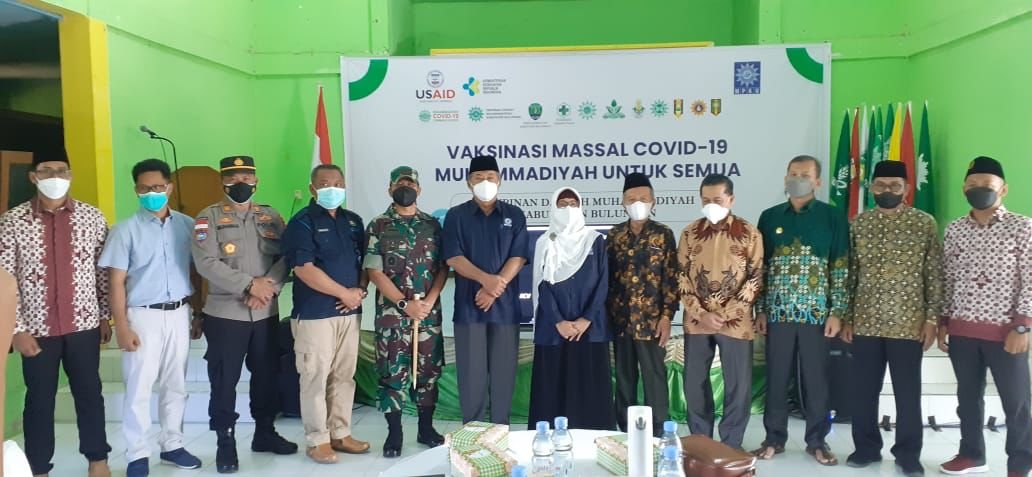 Cegah Penyebaran Covid 19, Muhammadiyah Gelar Vaksinasi Massal