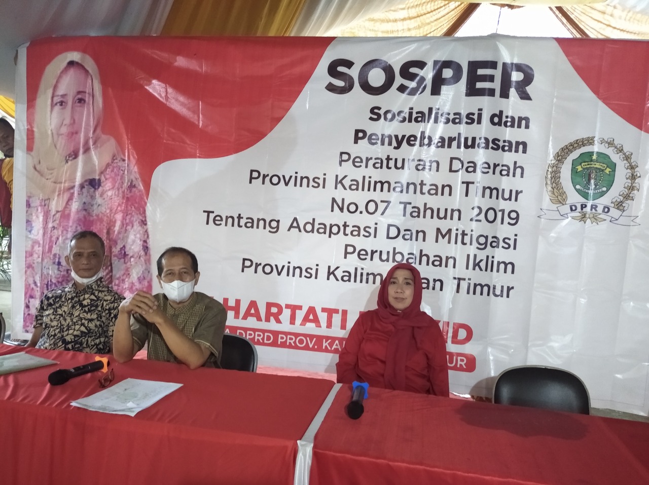 Ely Sosialisasikan Perda soal Perubahan Iklim