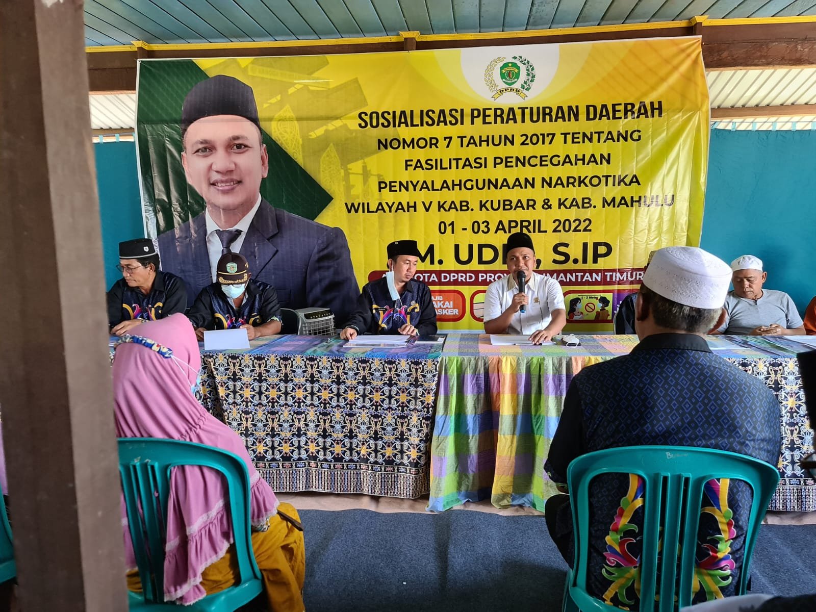 Upaya Lindungi Kaum Milenial, M Udin Sosialisasikan Perda Narkotika di Kutai Barat