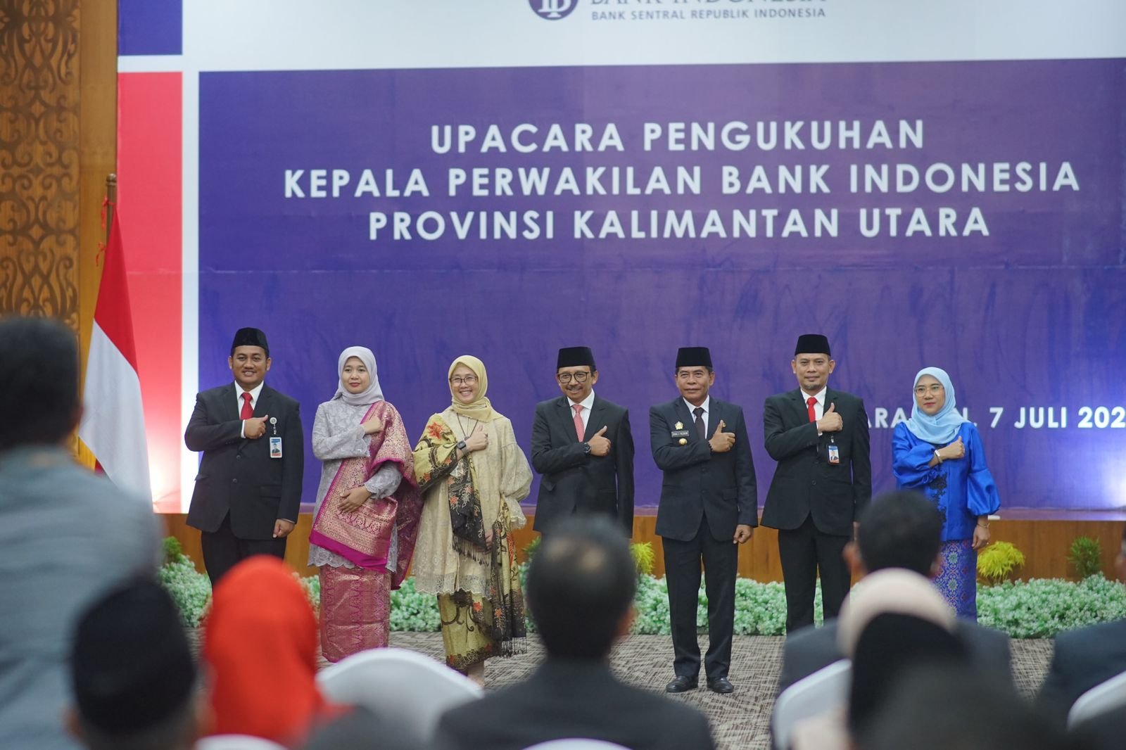 Deputi Gubernur Bank Indonesia Kukuhkan Kepala Perwakilan Bank Indonesia Provinsi Kalimantan Utara