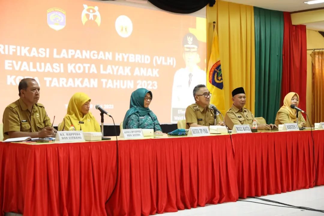 Walikota Ikuti Verifikasi Lapangan Hybrid (VLH) Evaluasi Kota Layak Anak