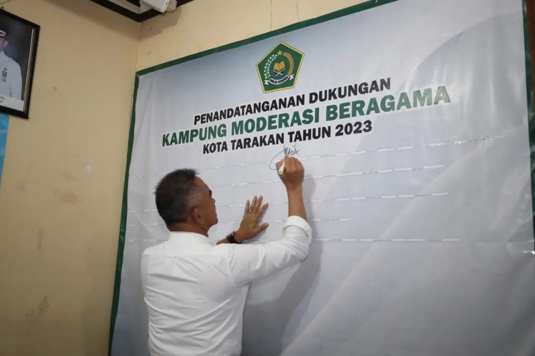 Walikota Tarakan Lounching Kampung Moderasi Beragama