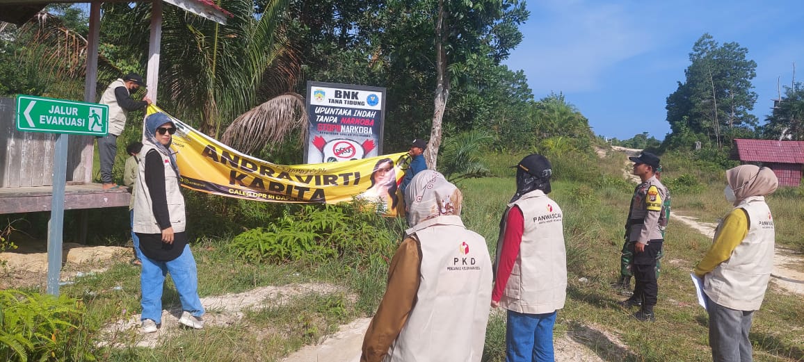 Bawaslu Tana Tidung Turunkan APS Yang Langgar Aturan