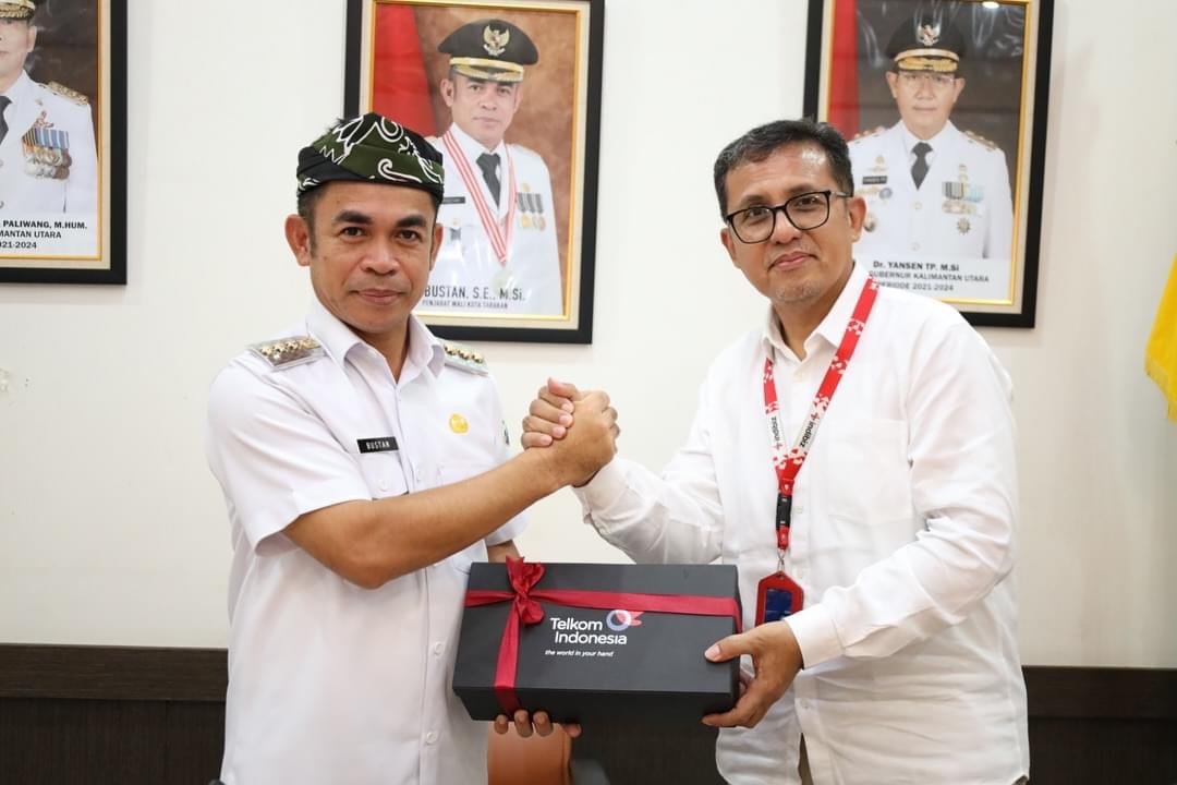 Pj Wali Kota Tarakan Terima Kunjungan PT Telkomsel Indonesia