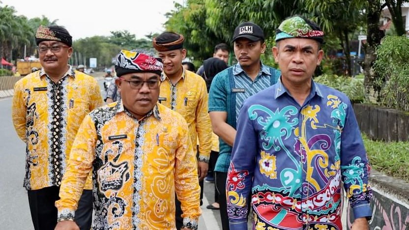 Tinjau Kebersihan dan Ketertiban Jalan Mulawarman