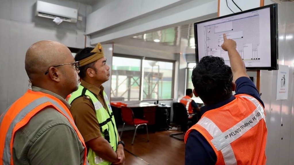 Pemantauan Pelabuhan Malundung oleh Pj Wali Kota Tarakan dan TPID Upaya Kendalikan Inflasi