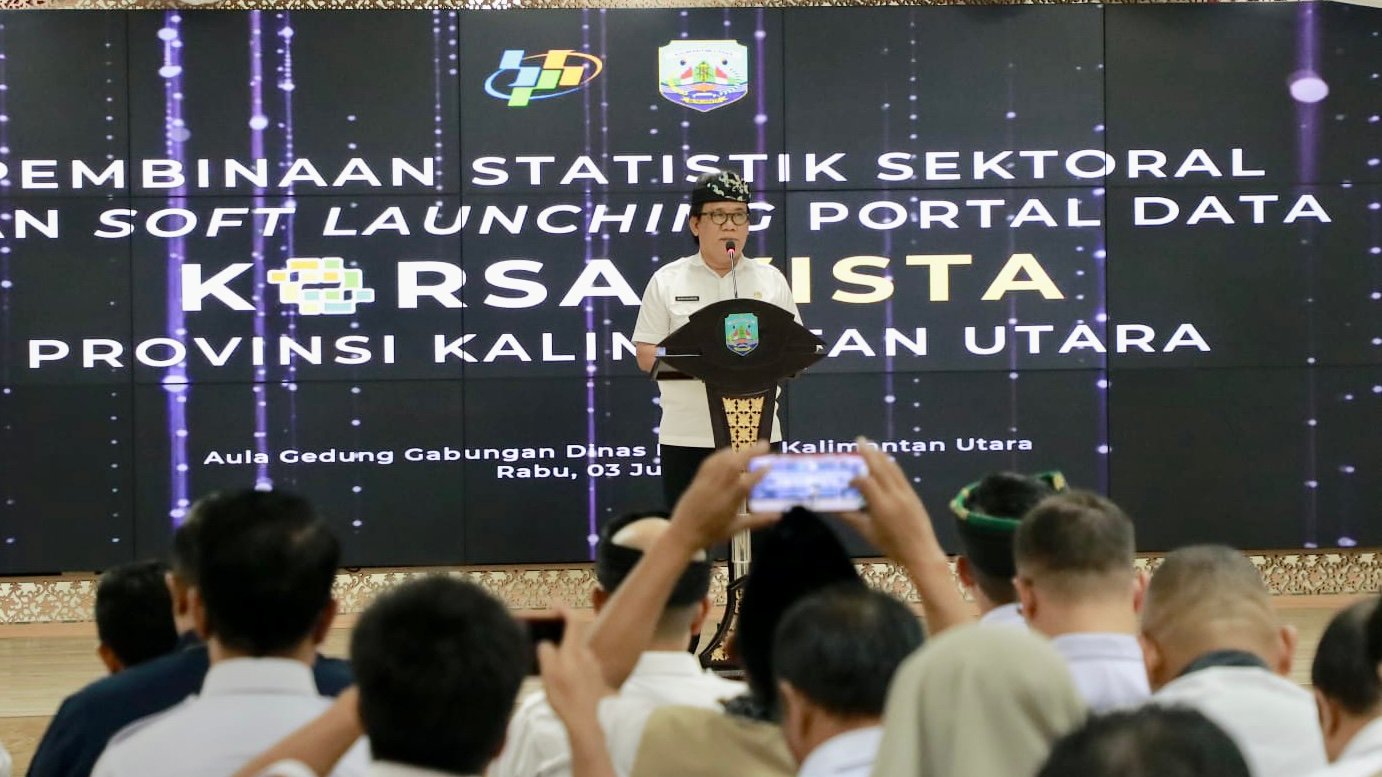 Pemprov Apresiasi Upaya BPS Kaltara Menyongsong Indonesia Emas 2045 Melalui Aplikasi Korsa Vista