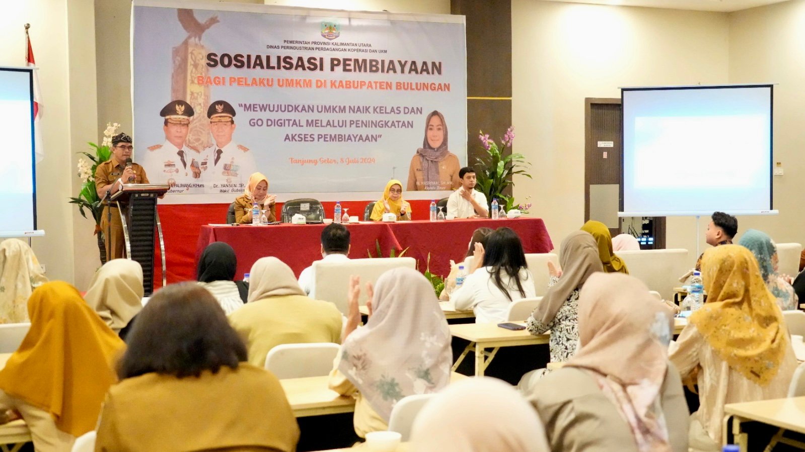 Sekprov Buka Sosialisasi Pembiayaan Bagi Pelaku UMKM