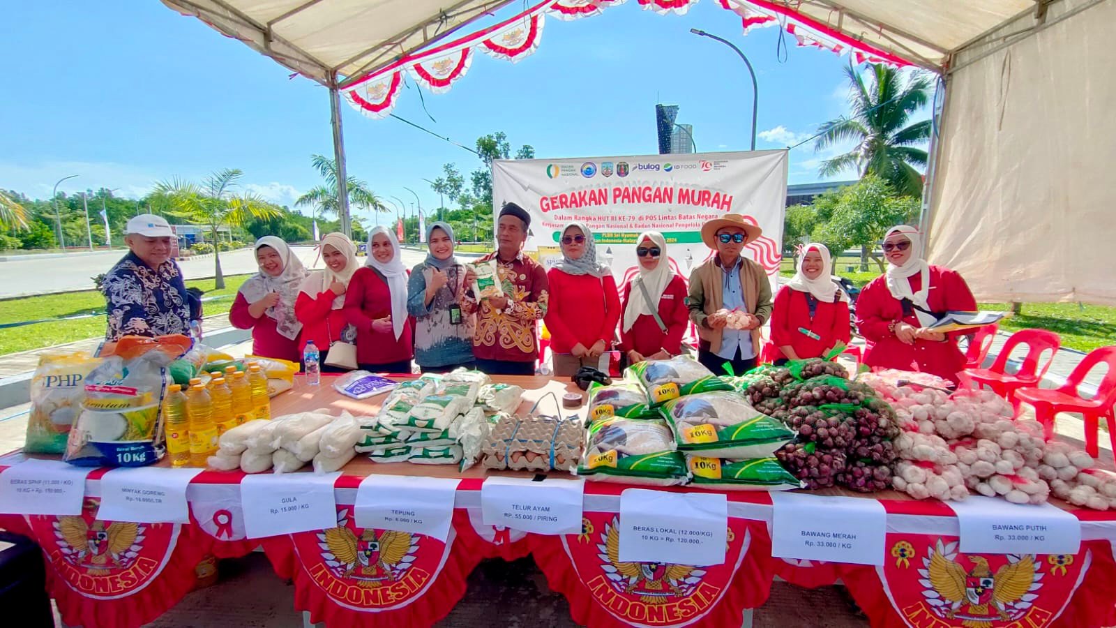 DPKP Kaltara Laksanakan GPM di PLBN Sei Nyamuk Sebatik