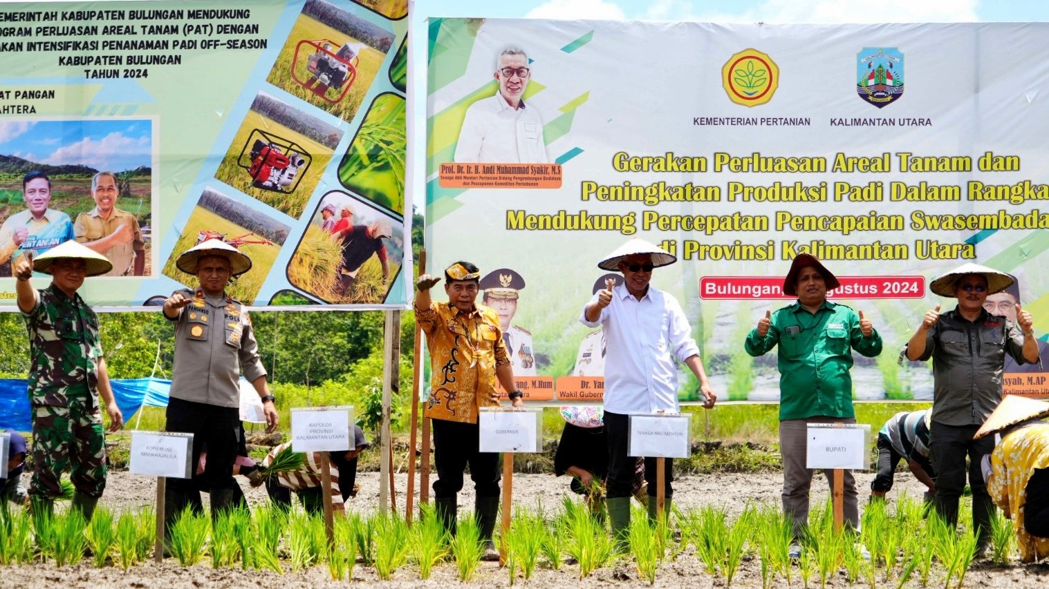 Galakkan Aksi Gerakan Peningkatan Produksi Padi