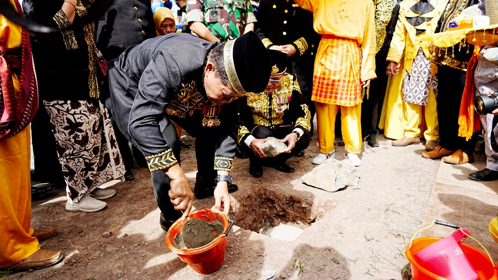 Ikuti Peletakan Batu Pertama, Gubernur Berharap Revitalisasi Kesultanan Bulungan Jadi Ikon Kebanggaan Masyarakat