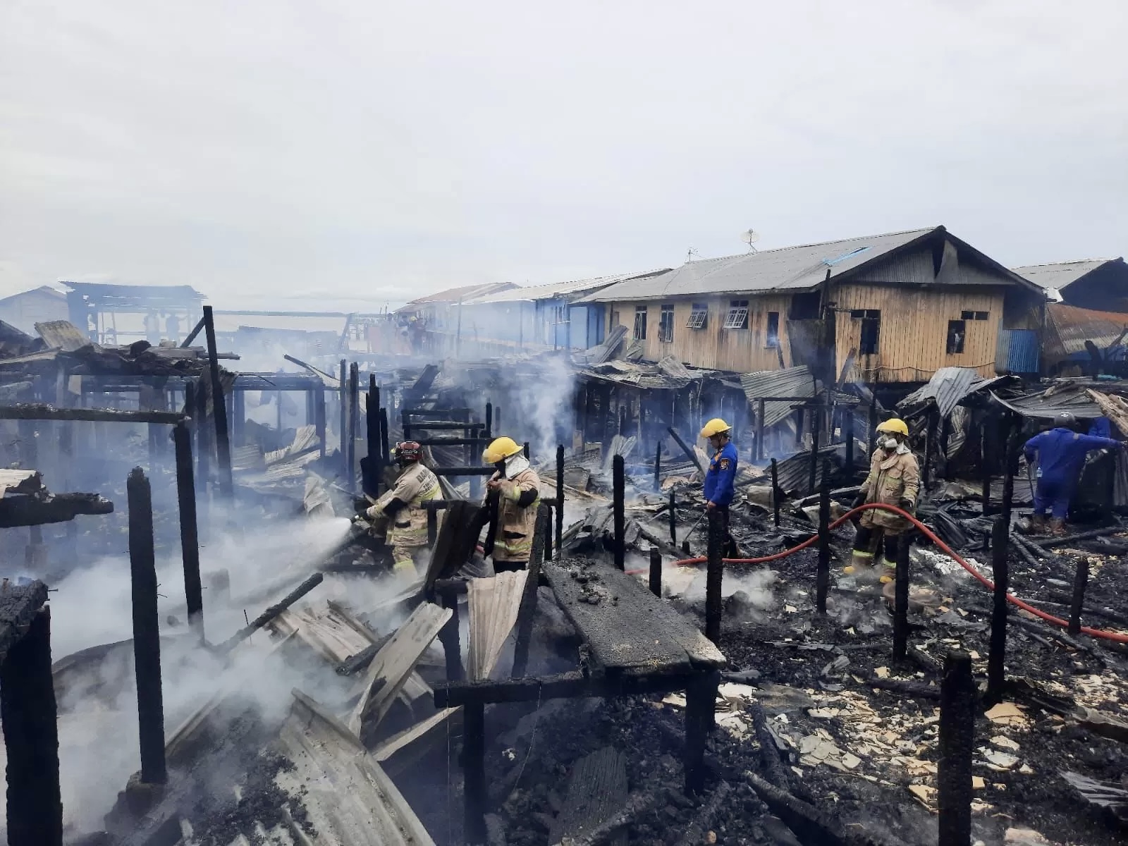 Kebakaran di Juata laut, 10 Rumah Habis Dilahap Api