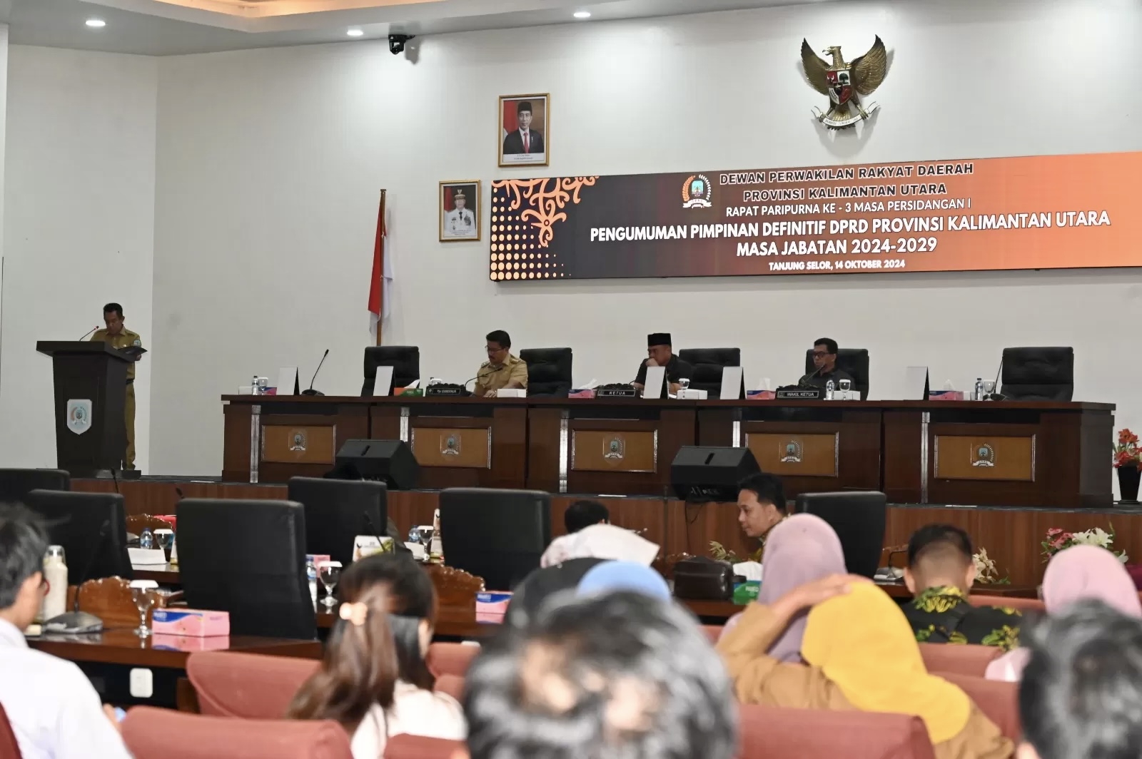 Pelantikan Pimpinan Definitif DPRD Kaltara Masih Menunggu