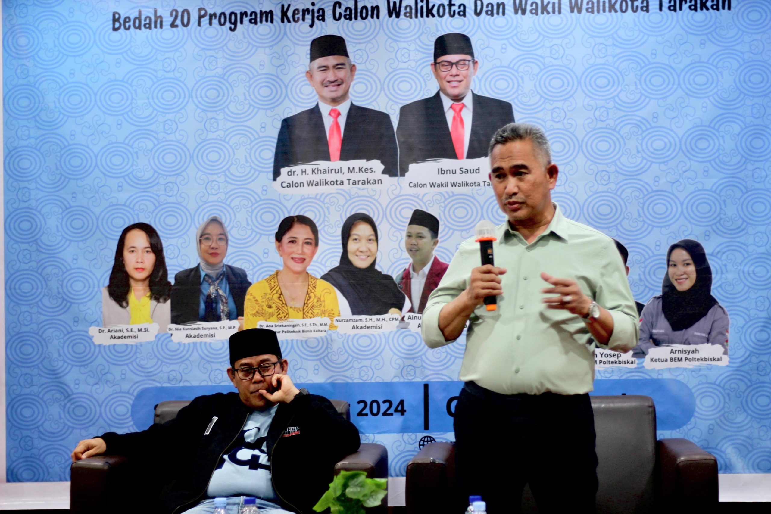 Bedah 20 Program Kerja Khairul-Ibnu Saud Oleh Politeknik Bisnis Kaltara