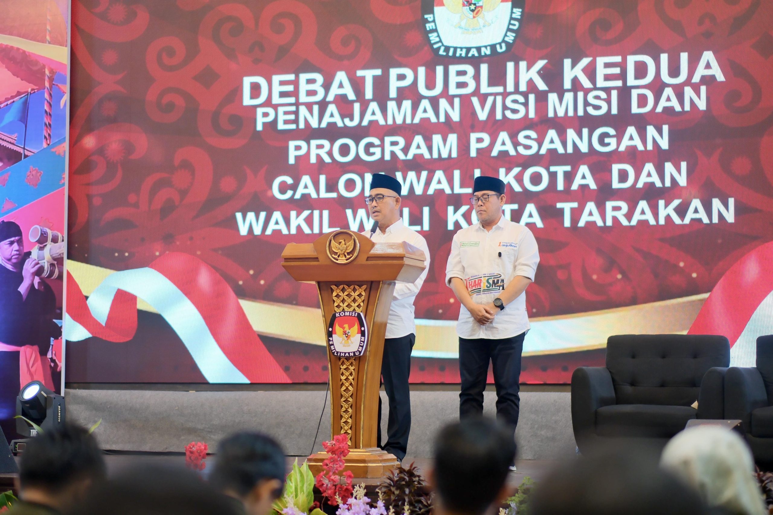 Sukses, Debat Publik Kedua Kota Tarakan Berjalan Lancar