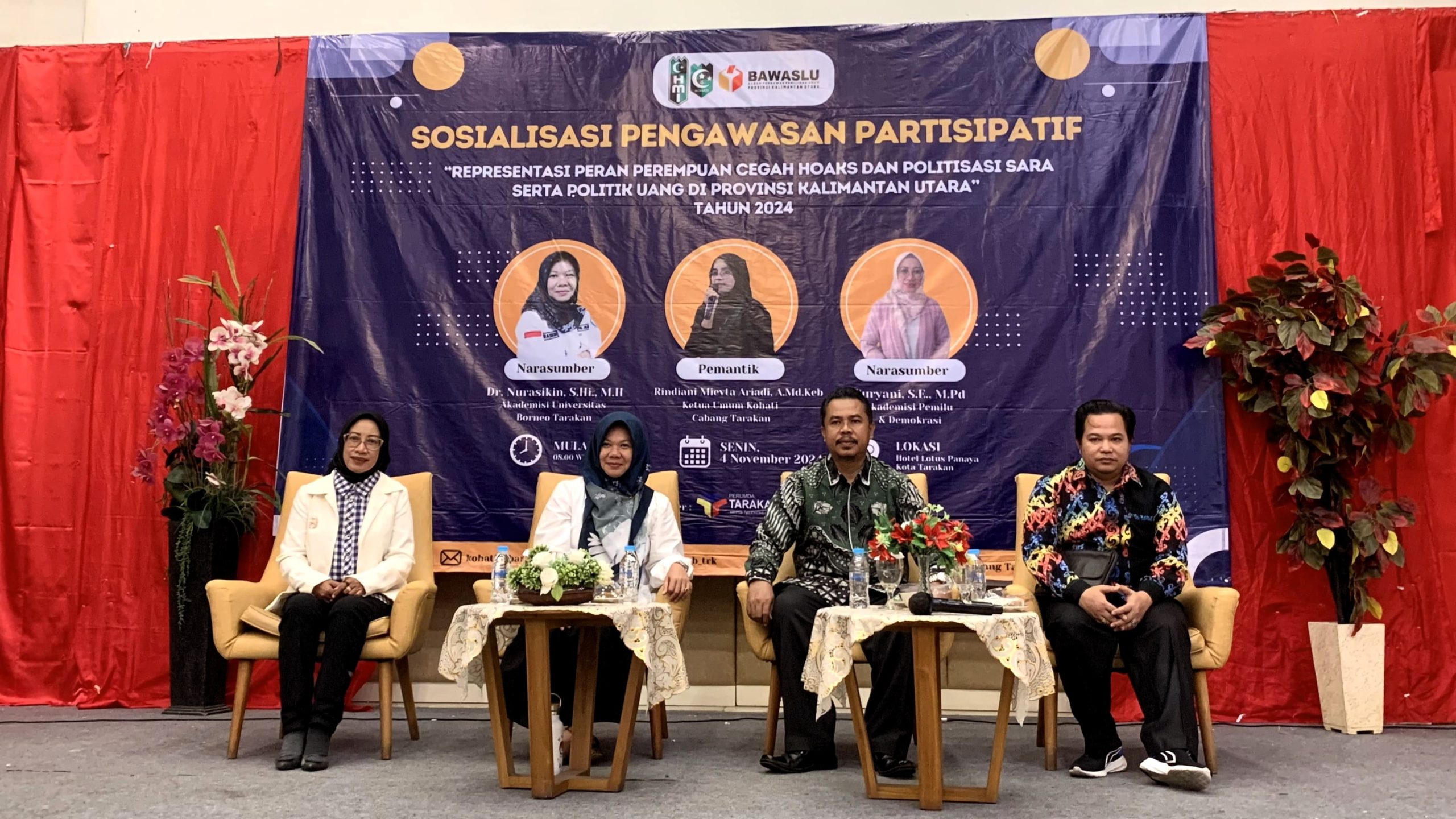 HMI dan Bawaslu Kaltara, Kembali Selenggarakan ‘SOSIALISASI PENGAWASAN PARTISIPATIF’