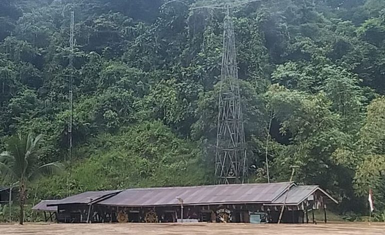 Banjir Kiriman Malaysia Datang Dini Hari, 10 Desa di Nunukan Terendam