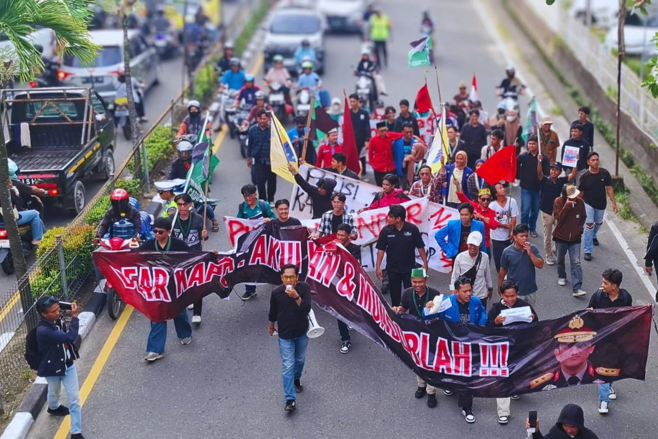 LBH HANTAM Kutuk Tindakan Penyiraman Bensin Terhadap Demonstran HMI di Tanjung Selor