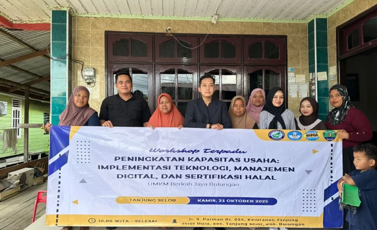 UMKM Kaltara Digembleng Sertifikasi Halal dan Keuangan Digital, UBT Gelar Workshop Terpadu di Tanjung Selor