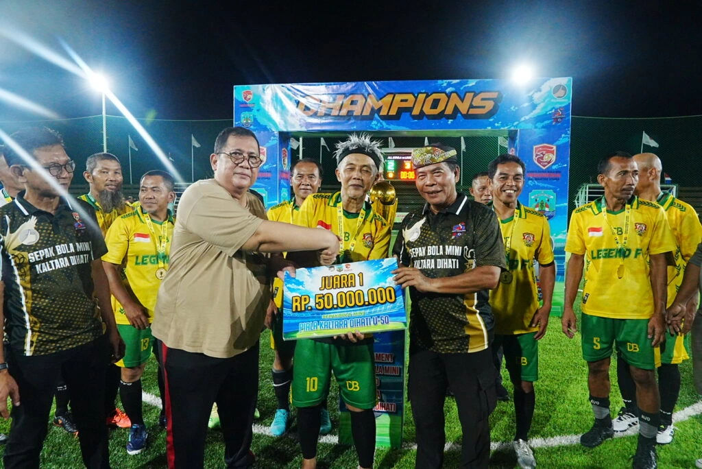 Penutupan Piala Kaltara Dihati 2025 Penuh Semangat, Gubernur Zainal Cetak Hattrick dan Janjikan Kompetisi Lebih Seru