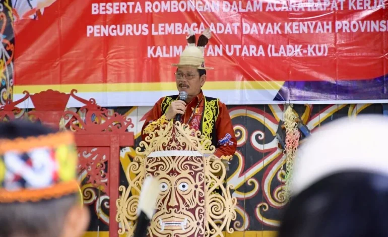 LADK-KU Gelar Rakerda 2025, Wagub Ingkong Ala Dorong Penguatan Lembaga Adat Dayak Kenyah sebagai Mitra Pembangunan