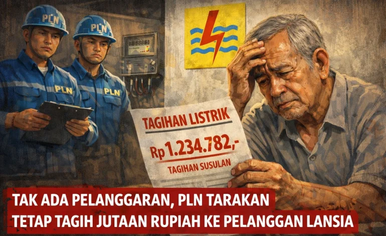 KWH Dinyatakan Bersih, PLN Tarakan Tetap “Hukum” Pelanggan Lansia dengan Tagihan Jutaan Rupiah