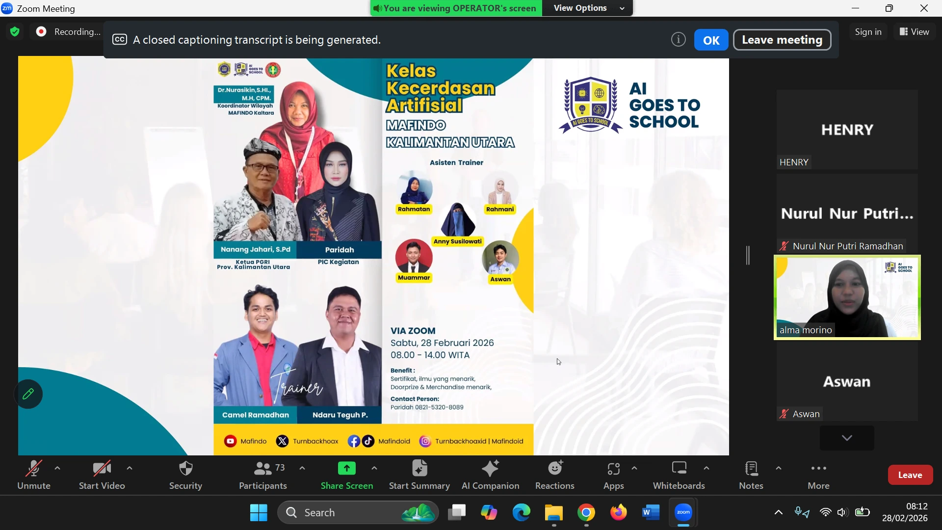 Bekali Guru di Tarakan Teknologi Masa Depan, MAFINDO Gelar Kelas Kecerdasan Artifisial ‘AI Goes To School’